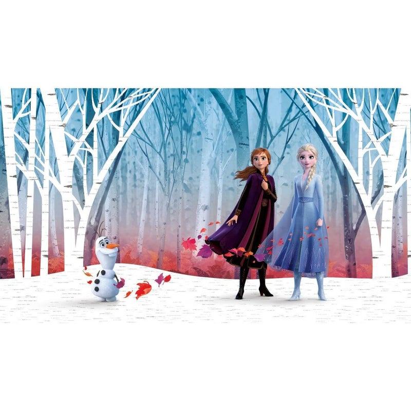Roommates RMK11415M Frozen Woodland Tree Peel and Stick Wallpaper Mural, 10.5 ft x 6 ft
